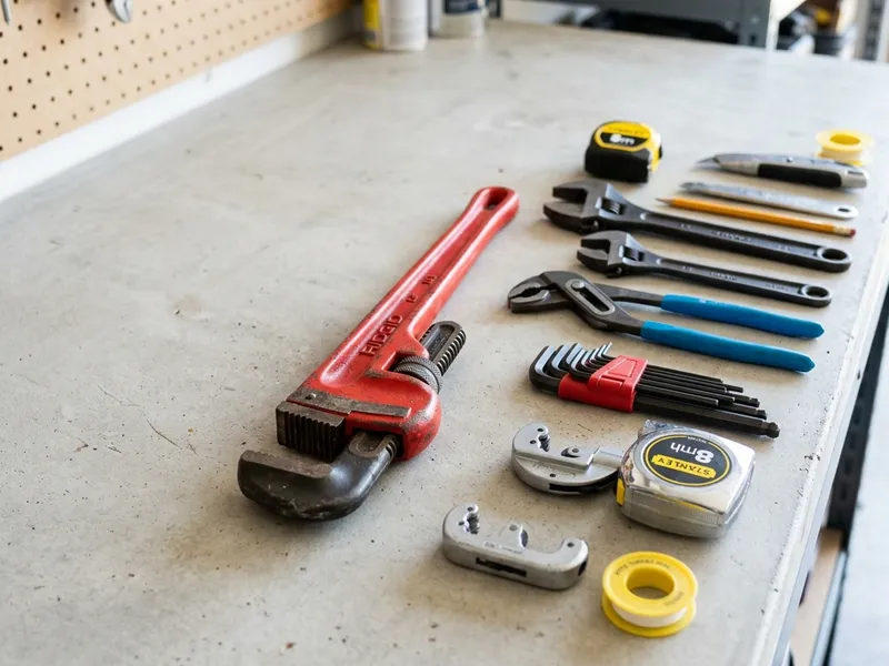 Professional plumbers in Hide-A-Way Hills, OH equipped with top-tier tools for residential and commercial plumbing services.